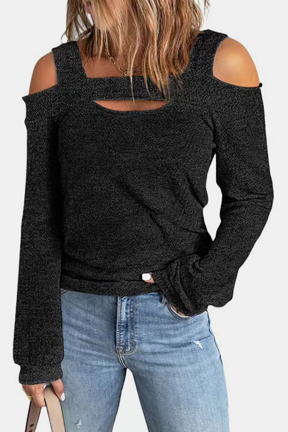 Cutout Coldshoulder Top